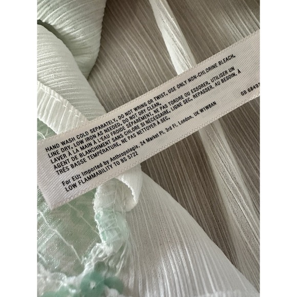 Floreat Anthropologie Louisa Tank Blouse Womens Size XS Boho Sequin Flowy Hippie - Picture 11 of 11